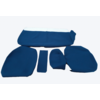 Citroën ID/DS Rear bench cover old model narrow armrest blue cloth Citroën ID/DS