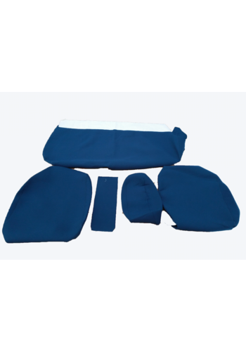  Citroën ID/DS Rear bench cover old model narrow armrest blue cloth Citroën ID/DS 