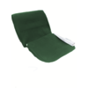 ID/DS Garniture siège AV en étoffe vert unie pour assise + dossier Panneau de fermeture en simili blanchâtre imprimé gauffre Citroën ID/DS