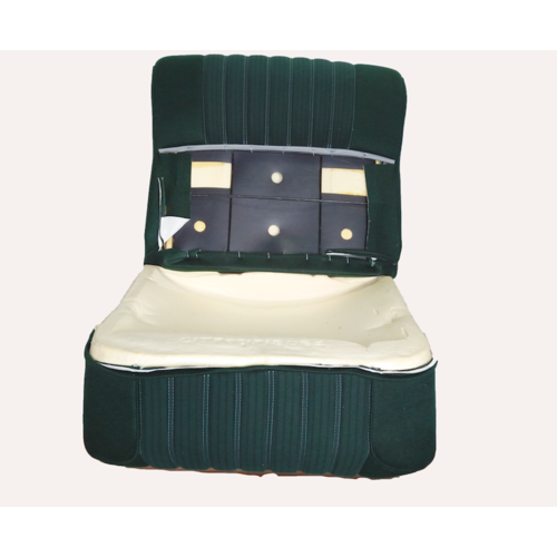  ID/DS Front seat half mounted pallas 70-73 green cloth Citroën ID/DS 