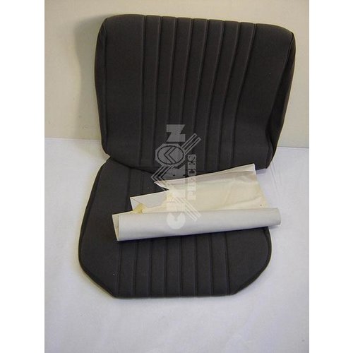  ID/DS Sitzbezugsatz für Vordersitz Stoff-bezogen grau (1 Farbton): Sitz + Rückenlehne + Abschlussfüllung in weißemTarga Citroën ID/DS 