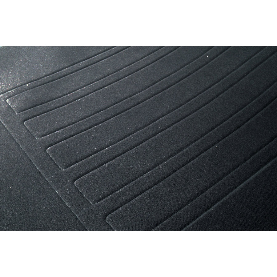 Garniture siège AV en étoffe gris unie pour assise + dossier Panneau de fermeture en simili blanchâtre imprimé gauffre Citroën ID/DS-1