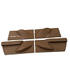 ID/DS Set of 4 door cards in brown leather Citroën ID/DS