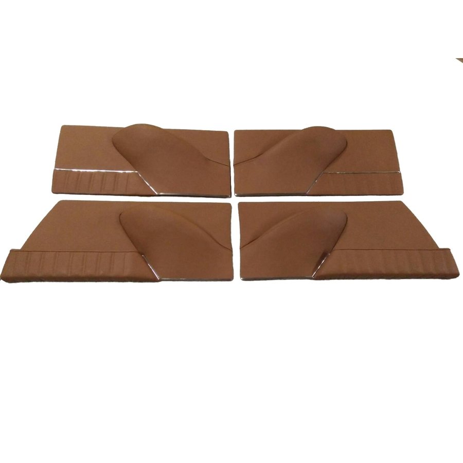 Set of 4 door cards in light brown leather Citroën ID/DS-1