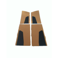 thumb-Door card set ocher cloth (flat foruperpecial) Citroën ID/DS-1