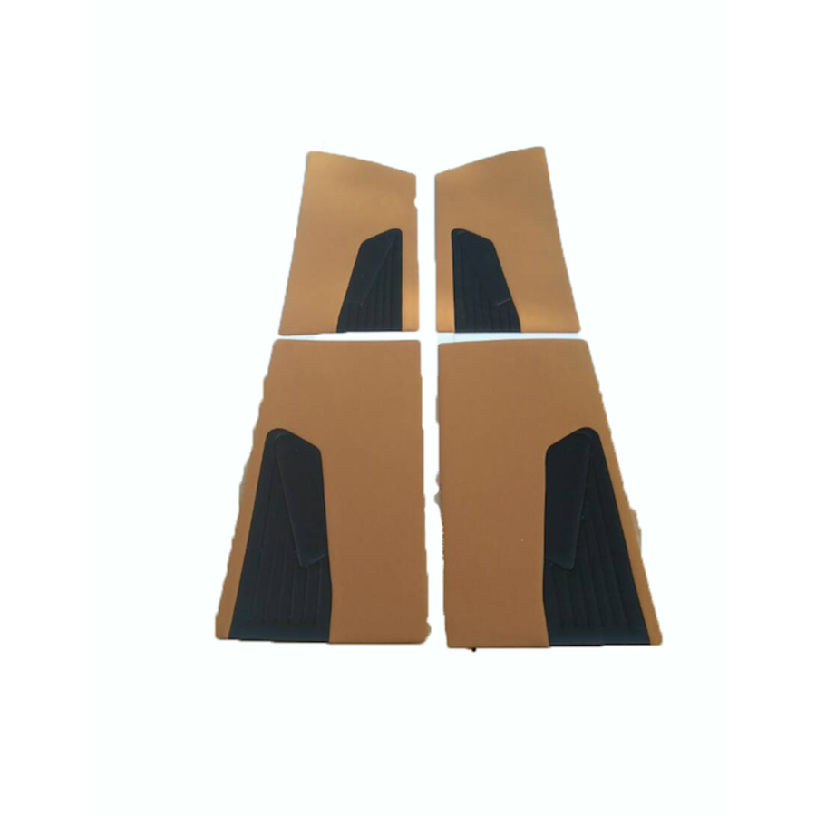 Door card set ocher cloth (flat foruperpecial) Citroën ID/DS-1