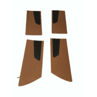 thumb-Deurschotten set oker stof Citroën ID/DS-3