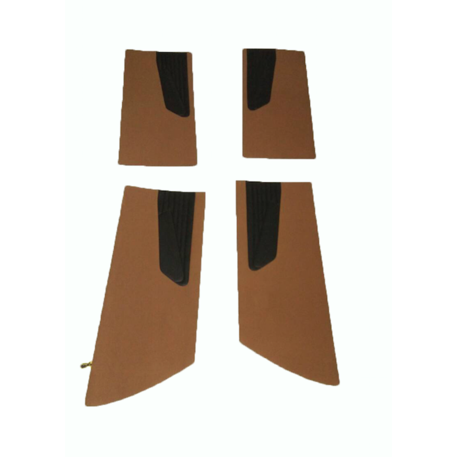 Door card set ocher cloth (flat foruperpecial) Citroën ID/DS-3