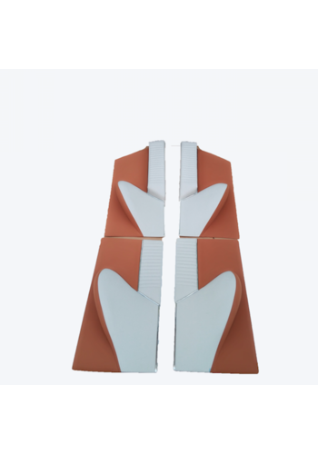  Citroën ID/DS Set of 4 door cards in ocher cloth (pallas) Citroën ID/DS 