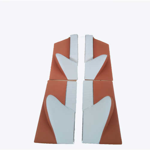  Citroën ID/DS Set deurschotten oker stof Citroën ID/DS 