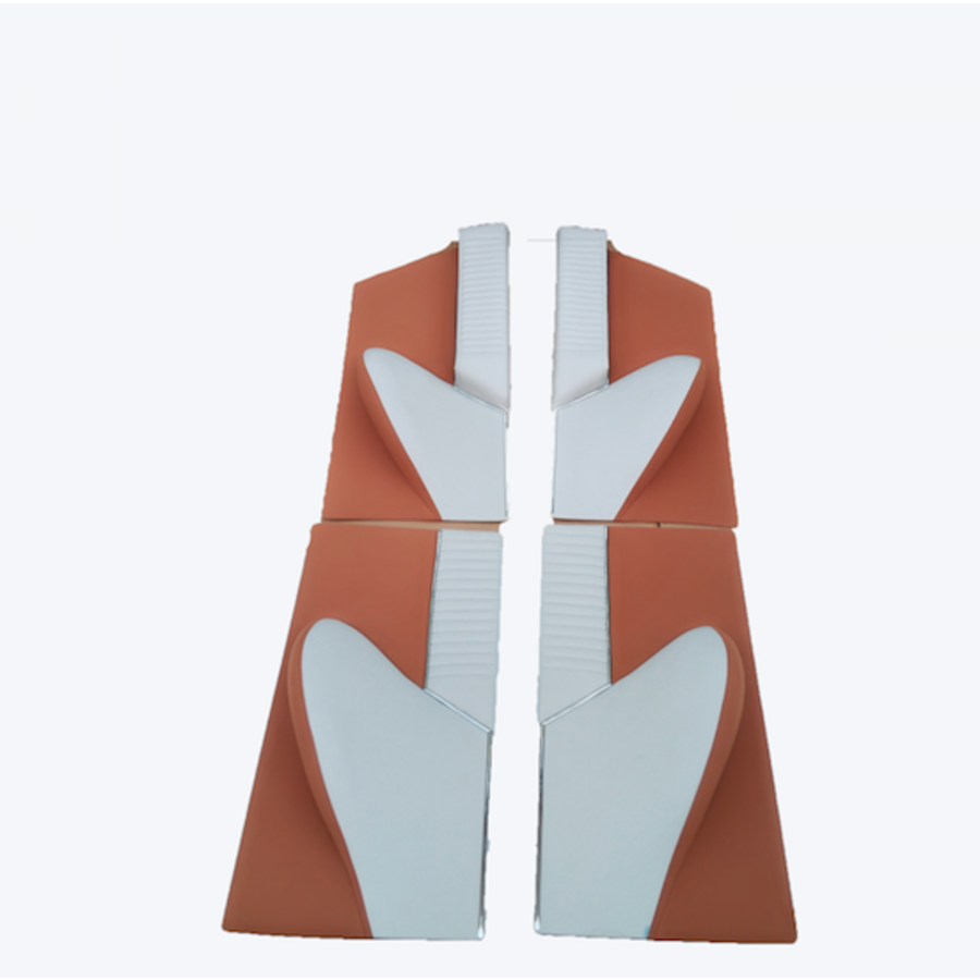 Set deurschotten oker stof Citroën ID/DS-1