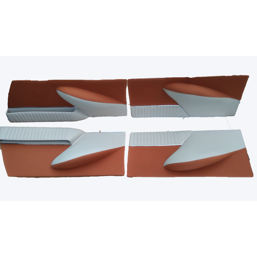 Set deurschotten oker stof Citroën ID/DS-3