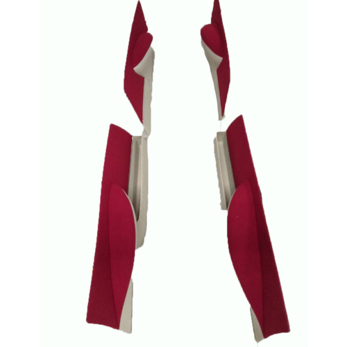  Citroën ID/DS Set of 4 door cards in bright red cloth (pallas) Citroën ID/DS 