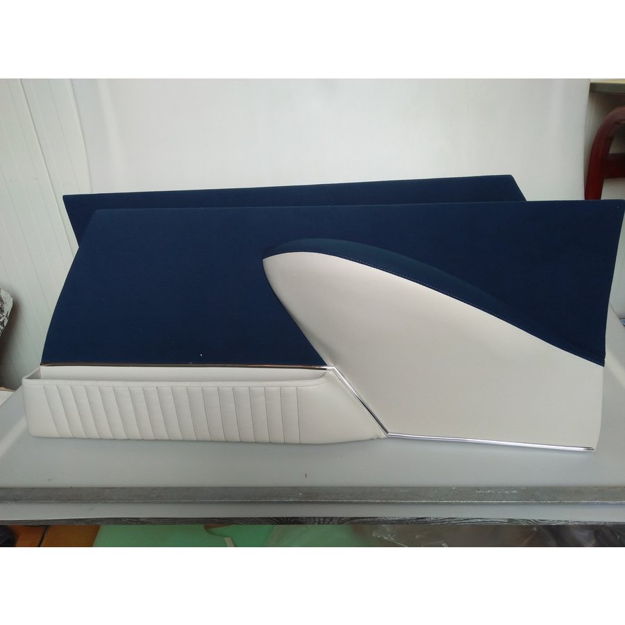 Set deurschotten blauw stof Citroën ID/DS-2