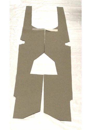  Citroën ID/DS Jeu de garnitures de longerons D+G non PA (AVec insonorisant) gris clair pour ancien modèle Citroën ID/DS 