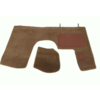 Citroën ID/DS Tapis AV marron production origine (PA) garniture de plancher de pédale inclus AV avec mousse alveolée Citroën ID/DS