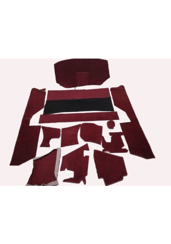  Citroën ID/DS Full carpet set including foam red Citroën ID/DS 