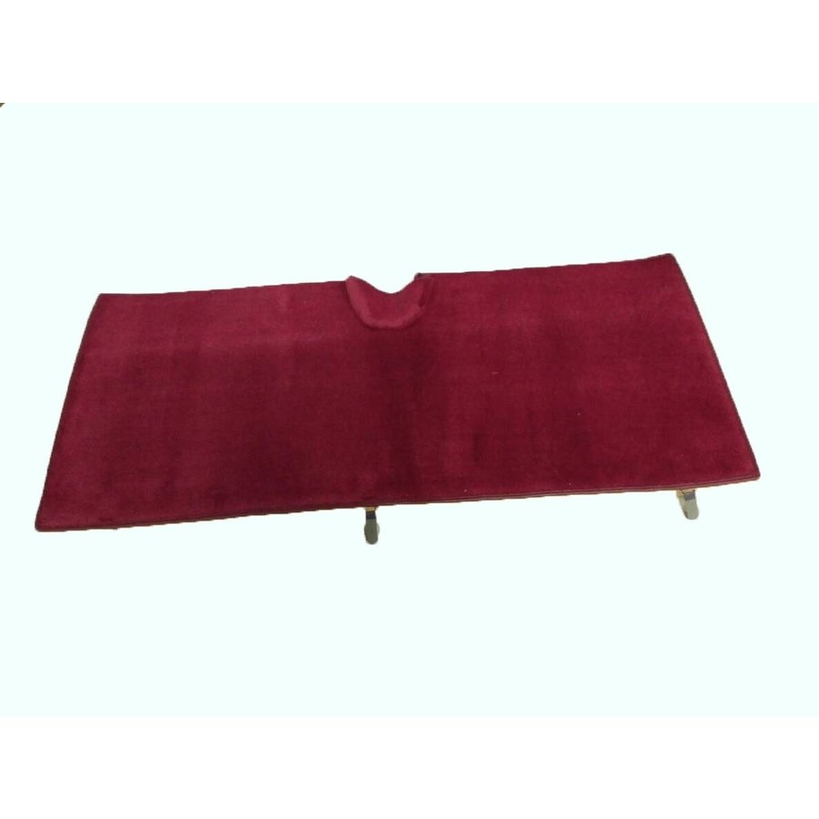 Bodenmatte hinten rot Originalreplikat (Pallas) mit Schaum Citroën ID/DS-2
