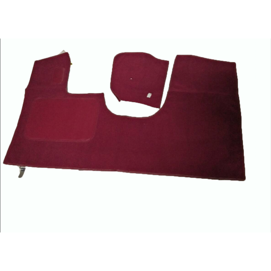 Front carpet red without foam Citroën ID/DS-1