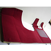 Citroën ID/DS Front carpet red RHD with foam Citroën ID/DS