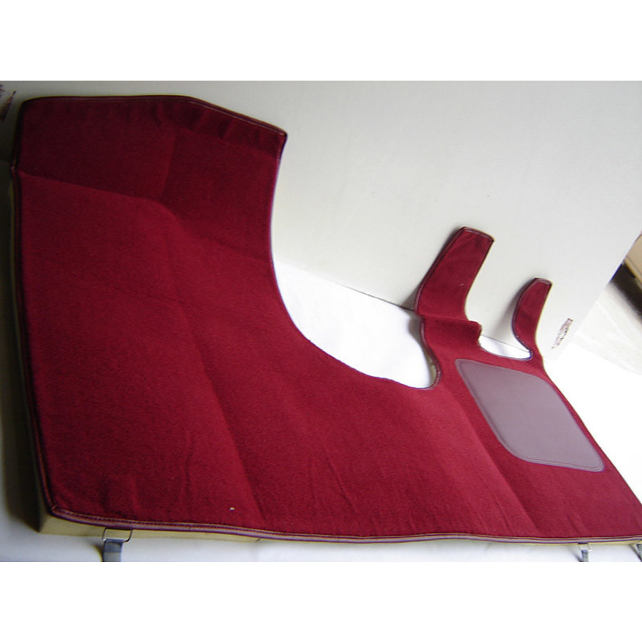 Front carpet red RHD with foam Citroën ID/DS-1