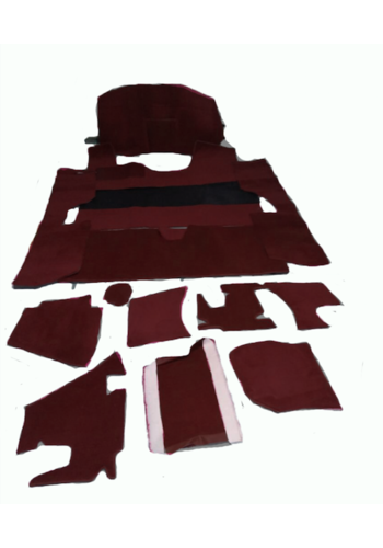  Citroën ID/DS Jeu complet de tapis rouge pour PA (méchanique/hydrolique/injection) Citroën ID/DS 