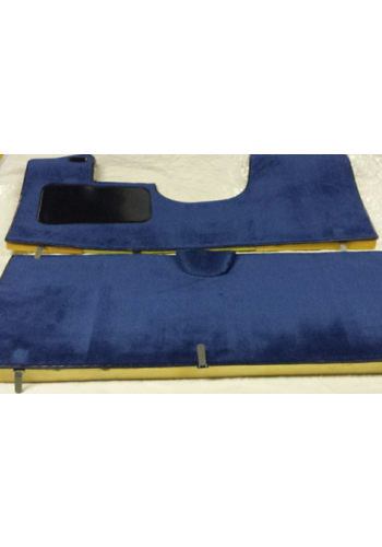  Citroën ID/DS Jeu complet de tapis bleu pour PA (méchanique/hydrolique/injection) AV avec mousse alveolée Citroën ID/DS 