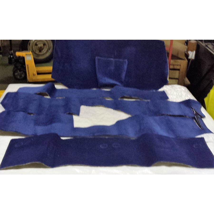 Vollständiger Bodenbezug Satz blau (mechanisch/hydraulisch/mit Einspritzung) mit Schaum Citroën ID/DS-3