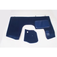 thumb-Bodenmatte vorne blau Originalreplikat (Pallas) mit Bezug für Pedalboden mit Schaum Citroën ID/DS-3