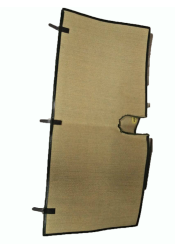  Citroën ID/DS Bodenmatte hinten grün Originalreplikat (Pallas) ohne Schaum Citroën ID/DS 