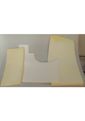  Citroën ID/DS Set of foam pieces for under front mat Citroën ID/DS 