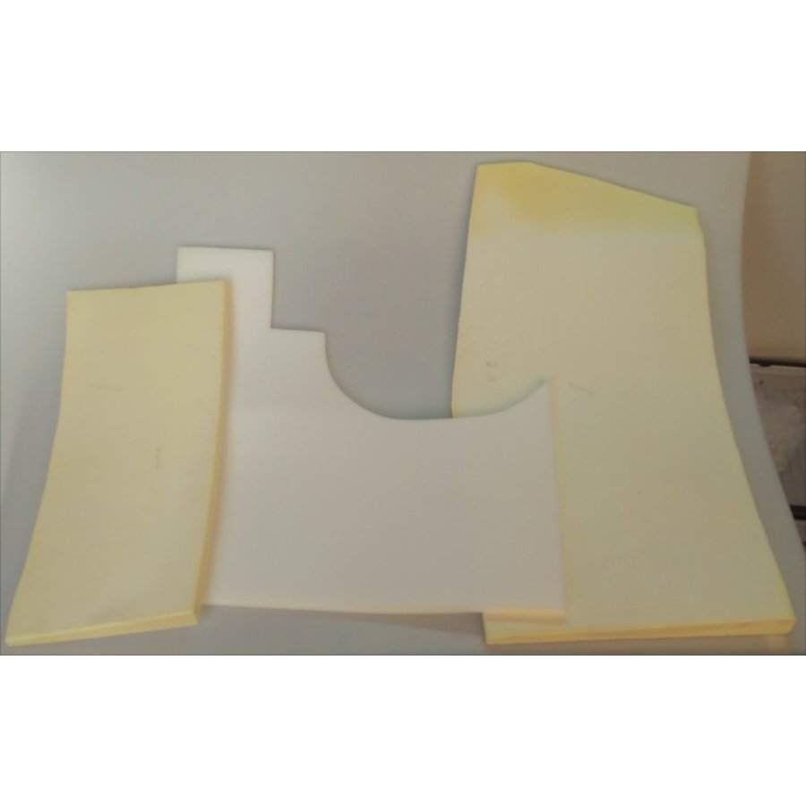 Set of foam pieces for under front mat Citroën ID/DS-1