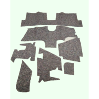 thumb-Noise reduction pad set used under the Pallas carpet set (7 pieces) Citroën ID/DS-1