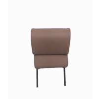 thumb-Head rest with brown leather trimming narrow model 2 pieces Citroën ID/DS-2