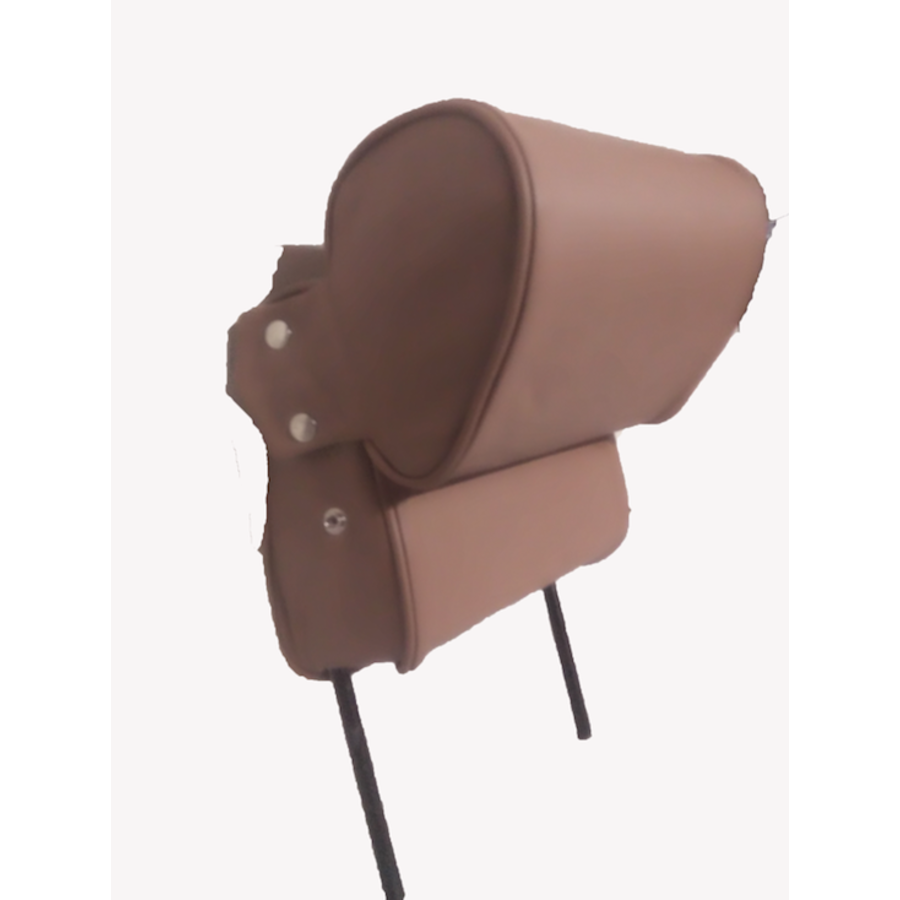Head rest with brown leather trimming narrow model 2 pieces Citroën ID/DS-4