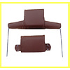 ID/DS Head rest with light brown leather trimming wide model 2 pieces Citroën ID/DS