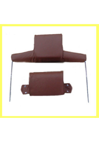 Citroën ID/DS Head rest with light brown leather trimming wide model 2 pieces Citroën ID/DS 