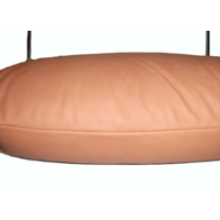 thumb-Repose-tête pour modèle ancien en forme de sac (1 pièce modèle large) garniture cuir tabac Citroën ID/DS-6