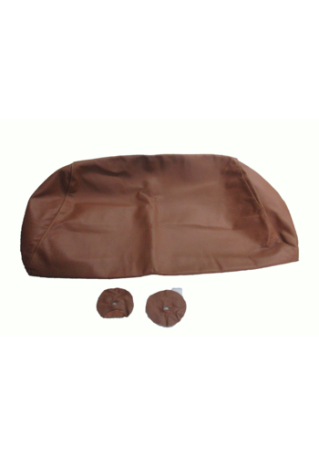  Citroën ID/DS Head rest cover with light brown leather trimming for old types (bag shape) wide model 1 pieces Citroën ID/DS 
