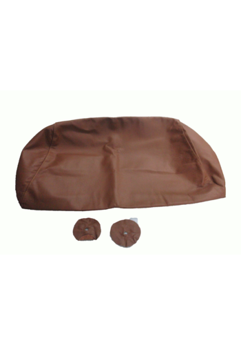  ID/DS Head rest cover with light brown leather trimming for old types (bag shape) wide model 1 pieces Citroën ID/DS 