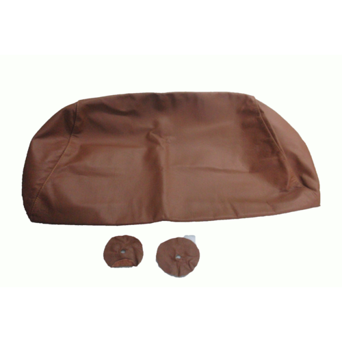  Citroën ID/DS Head rest cover with light brown leather trimming for old types (bag shape) wide model 1 pieces Citroën ID/DS 