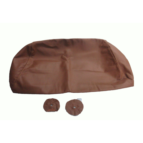  ID/DS Head rest cover with light brown leather trimming for old types (bag shape) wide model 1 pieces Citroën ID/DS 