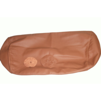 thumb-Head rest cover with light brown leather trimming for old types (bag shape) wide model 1 pieces Citroën ID/DS-8