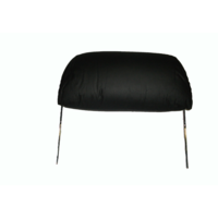 thumb-Hoofdsteun zakvormig breed zwart leer Citroën ID/DS-2