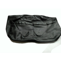 thumb-Bezug für Kopfstütze für altes Modell (1 teilig) sackförmig Leder schwarz Citroën ID/DS-2