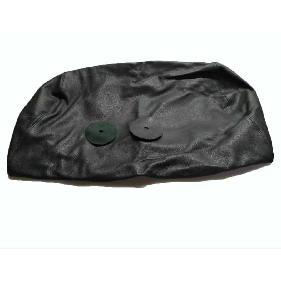 Head rest cover with black leather trimming for old types (bag shape) wide model 1 pieces Citroën ID/DS-4