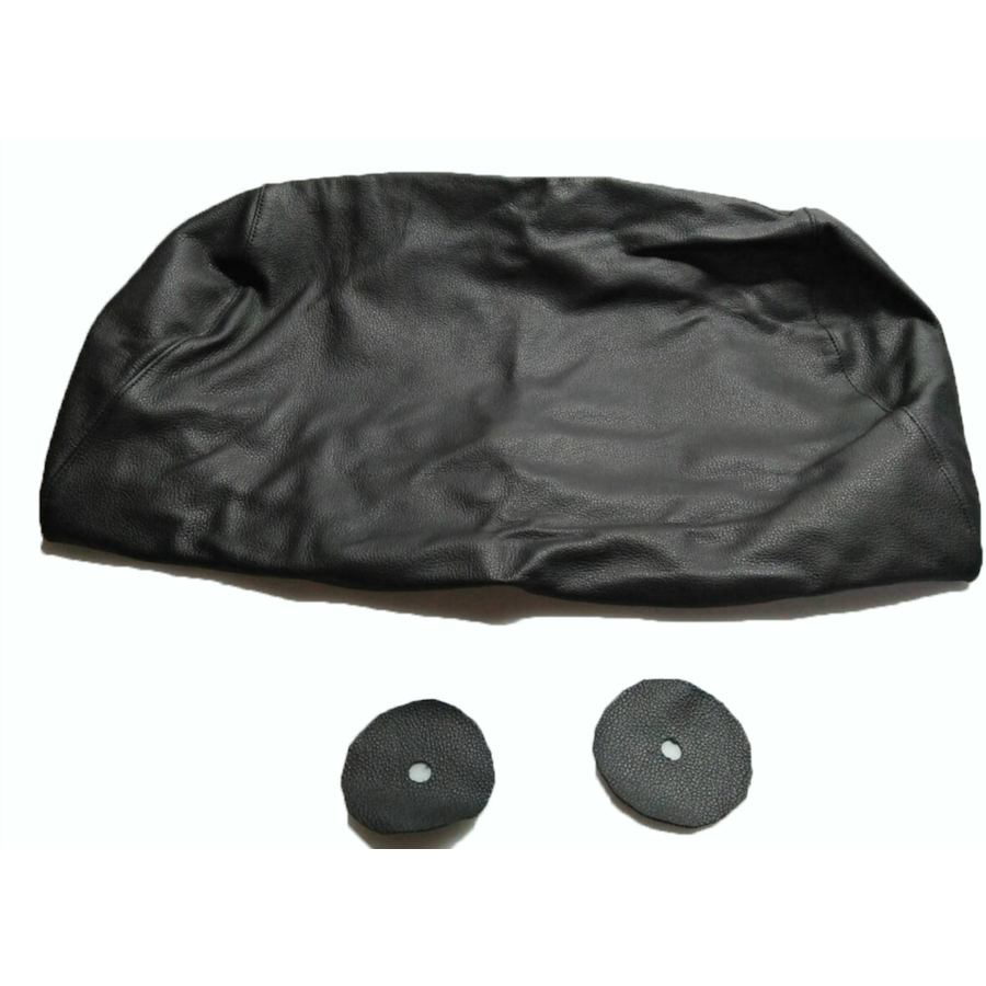 Housse de repose-tête pour modèle ancien en forme de sac (1 pièce modèle large) garniture cuir noir Citroën ID/DS-5
