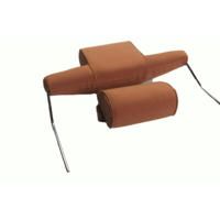 thumb-Head rest with gold cloth trimming wide model 2 pieces Citroën ID/DS-2
