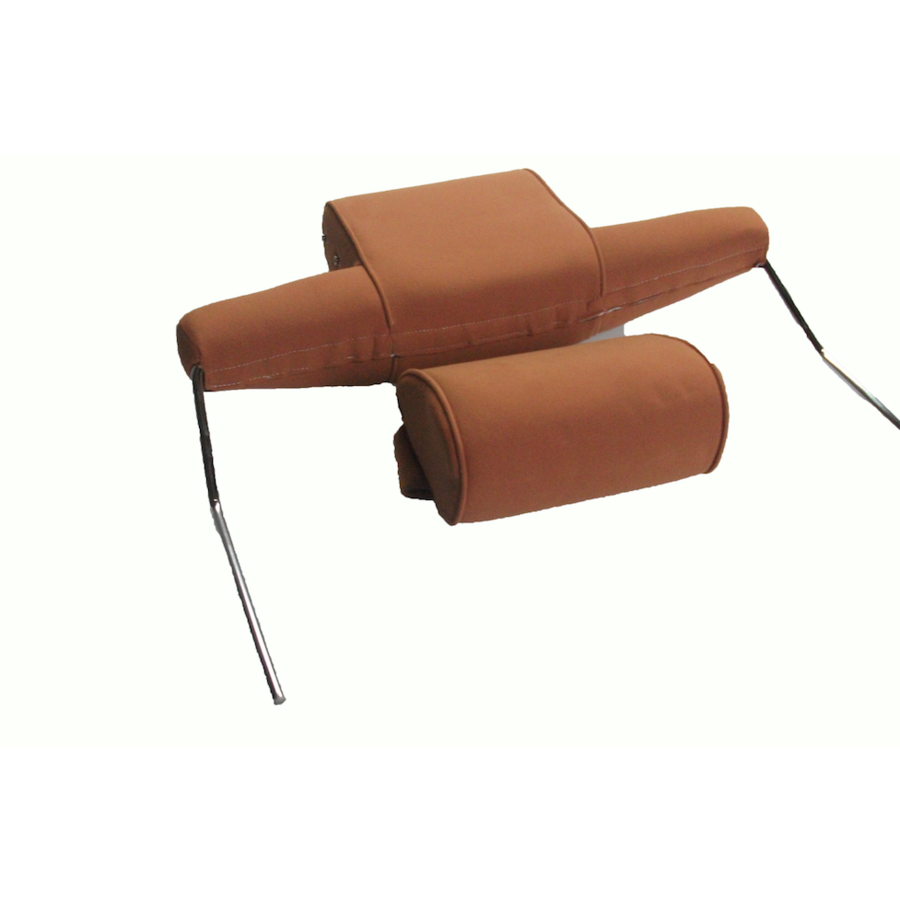 Head rest with gold cloth trimming wide model 2 pieces Citroën ID/DS-2