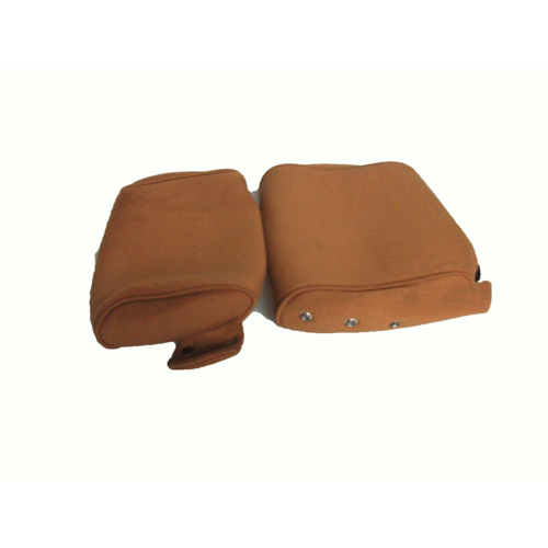  ID/DS Head rest cover with gold cloth trimming narrow model 2 pieces Citroën ID/DS 